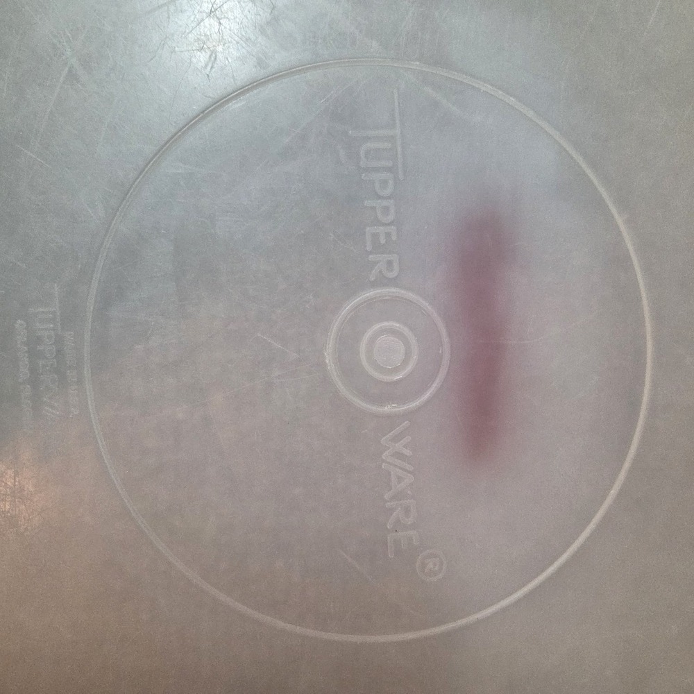 Vintage Tupperware Tupper Seal Replacement Lid Round Clear 224-9 Clear USA
